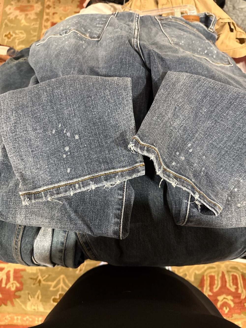 Judy Blue Bleach Splatter Boyfriend Fit Jeans Size 16W - Picture 6 of 6